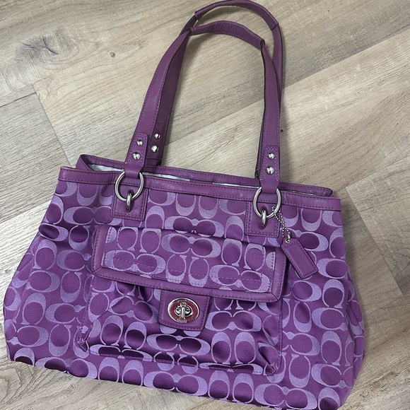 Coach Handbags - Purple Coach Purse